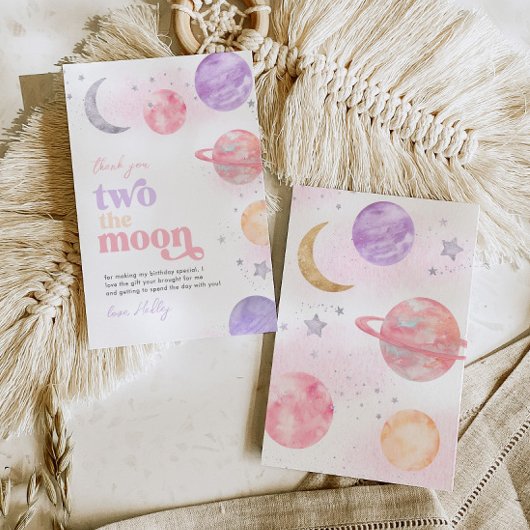 ガールズツーザムーンサンキューカード サンキューカード