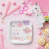 ガールズツーザムーンパーティープレート ペーパープレート (パーティー)