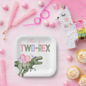 ガールズツーレックスパーティー紙プレート ペーパープレート (パーティー)