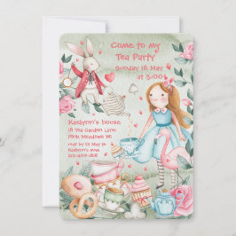ガールズティーパーティの招待状
