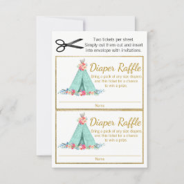 ガールズティーピーおむつラッフルチケット