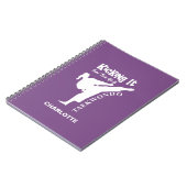 ガールズテコンドー武術アーツ ノートブック (左側)