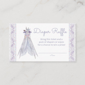 ガールズテペトライバルおむつラッフルチケット エンクロージャーカード