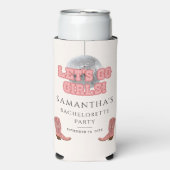 ガールズディスコカウガール独身最後の夜 スリム缶クーラー (Seltzer正面)