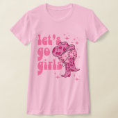 ガールズディスコカウガール独身最後の夜  Tシャツ (レイダウン)