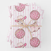 ガールズディスコカウガール ブライズメイドパーティー ラッピングペーパーシート (インサイチュ)