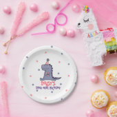 ガールズディノミート誕生日 ペーパープレート (パーティー)