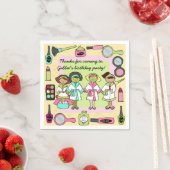 ガールズデイスパ誕生日紙ナプキンス スタンダードカクテルナプキン (インサイチュ)