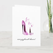 ガールズデイ/ナイトアウトパーティの招待状カード 招待状 (裏面)