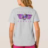 ガールズデュアルサイドハリスウォルズウィング/スタンプメダリオン Tシャツ (裏面)