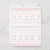 ガールズトライバルドリームキャッチャー赤ちゃんシャワー招待状 招待状 (裏面)