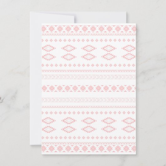 ガールズトライバルドリームキャッチャー赤ちゃんシャワー招待状 招待状 (裏面)