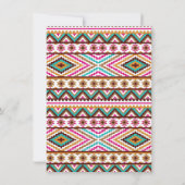 ガールズトライバルワイルドワンバースデーパーティ招待状 招待状 (裏面)