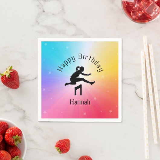 ガールズトラック&フィールドレインボースターズ スタンダードカクテルナプキン (インサイチュ)