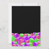 ガールズトランポリンパークパーティの招待状 招待状 (裏面)