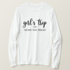 ガールズトリップがセラピーより安おもしろいい Tシャツ