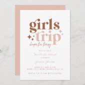 ガールズトリップがセラピーカードより安空白のく 招待状 (正面/裏面)