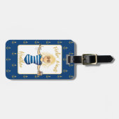 ガールズトリップウィークエンドおもしろいビーチバケーション ラゲッジタグ (正面横)