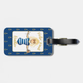 ガールズトリップウィークエンドおもしろいビーチバケーション ラゲッジタグ (裏面横)