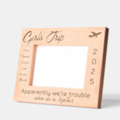 ガールズトリップウパーソナライズされたッド レーザー彫刻フレーム (左)