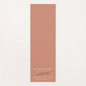 ガールズトリップカラーパーソナライズされたズ自然ヨガリトリート ヨガマット (正面)