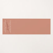 ガールズトリップカラーパーソナライズされたズ自然ヨガリトリート ヨガマット (正面(横))