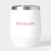 ガールズトリップゴルフカートのゴルファー熱ワインタンブラー (背面)