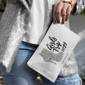 ガールズトリップディスコパーソナライズされた鏡シルバーブーツ アクセサリーポーチ