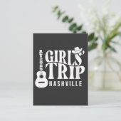 ガールズトリップナッシュビル2025バケーションサマー インビテーションポストカード (スタンド正面)