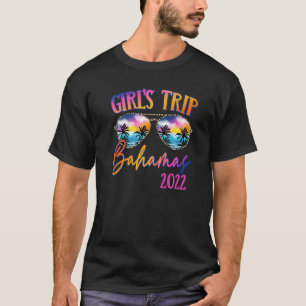 ガールズトリップバハマカリベ2022サングラスサマーG Tシャツ