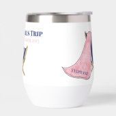 ガールズトリップビーチパーソナライズされた椅子 (左面)