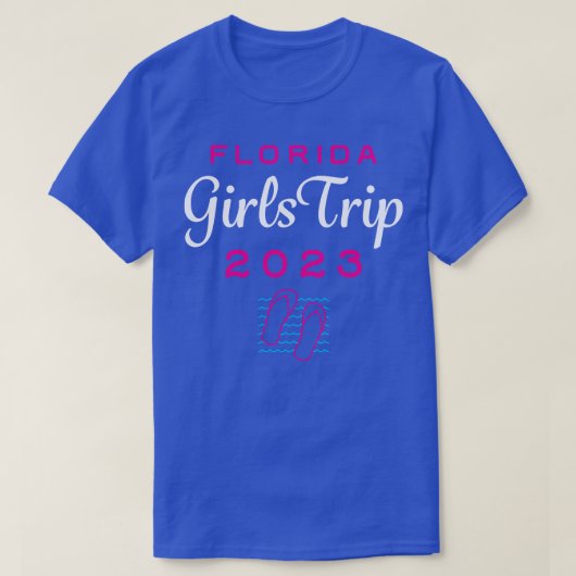 ガールズトリップフロリダ2023 Tシャツ (デザイン正面)