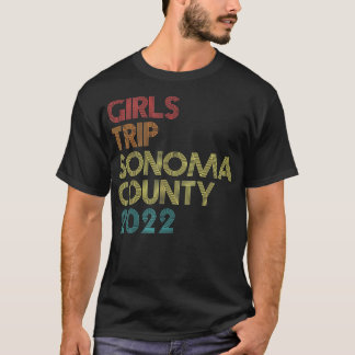 ガールズトリップ2022ソノマカウンティバケーションマッチングVi Tシャツ