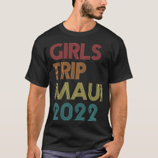 ガールズトリップ2022マウイハワイ休暇マッチングヴィント Tシャツ