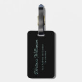 ガールズトリップ2023ガールズウィークエンドバケーショングラデーション ラゲッジタグ (裏面縦)