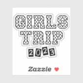 ガールズトリップ2023 ガールズウィークエンドバケーション シール (シート)