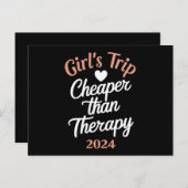 ガールズトリップ2024より安いセラピー休暇 ポストカード (正面/裏面)