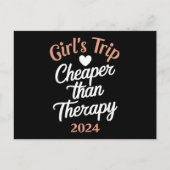 ガールズトリップ2024より安いセラピー休暇 ポストカード (正面)