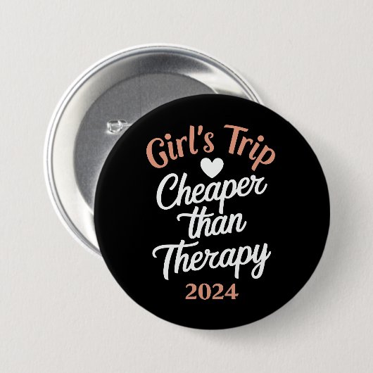 ガールズトリップ2024より安いセラピー休暇 缶バッジ (正面&裏面)