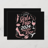 ガールズトリップ2024プエルトリコ旅行グルーカリブのプ ポストカード (正面/裏面)