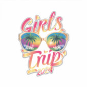 ガールズトリップ2024週末夏ビーチバケーション2024 シール (正面)