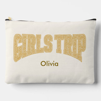 ガールズトリップ サマー ヴァーシティ サンセット ディジー フラワープリント ジッパーポーチ アクセサリーポーチ