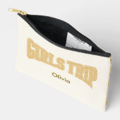 ガールズトリップ サンセット バーシティ ディジー フローラル メイク アクセサリーポーチ (見開き)