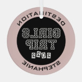 ガールズトリップ 2022 ガールズウィークエンド バケーション ガラスオーナメント (裏面)