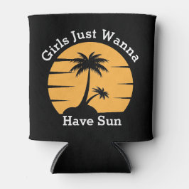 ガールズトロピカルビーチバケーションサマークーラーボックス 缶クーラー