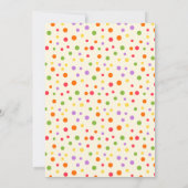 ガールズトロピカルフルーツパーティートゥッティフルーティ誕生日 招待状 (裏面)