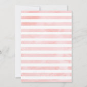 ガールズトロピカルフローラベビーシャワー招待状 招待状 (裏面)