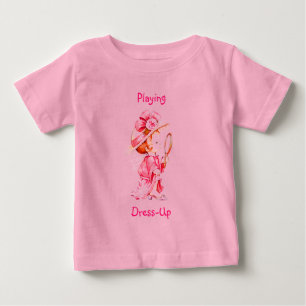 ガールズドレスアップオンジー ベビーTシャツ