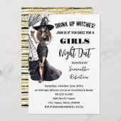 ガールズナイトアウトウィッチズ年間ハローウィンパーティ 招待状 (正面/裏面)