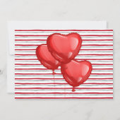 ガールズナイトアウトガレンティンの誕生日パーティー 招待状 (裏面)